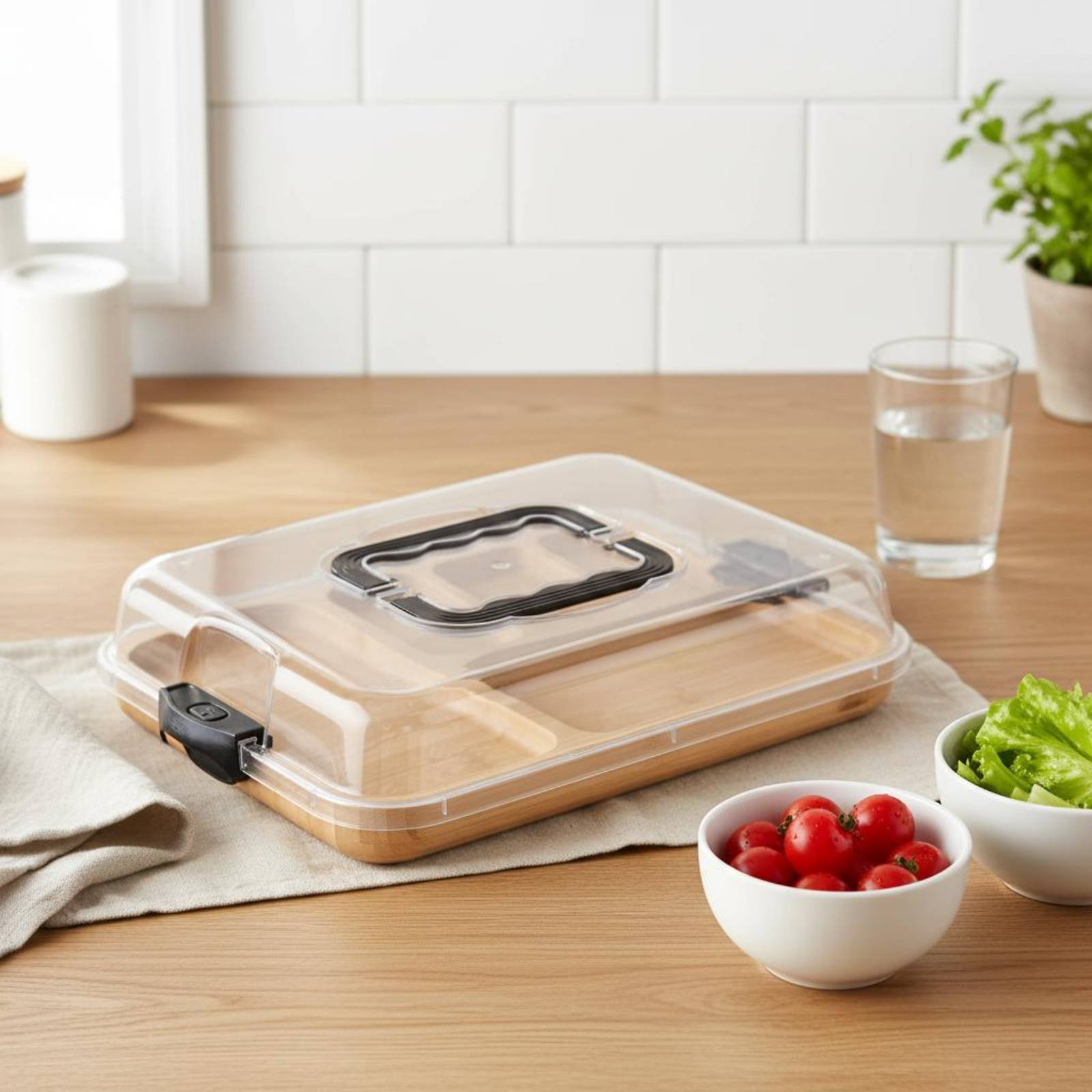Meal Prep Glass - Glass Food Container Reusable Lidded Food