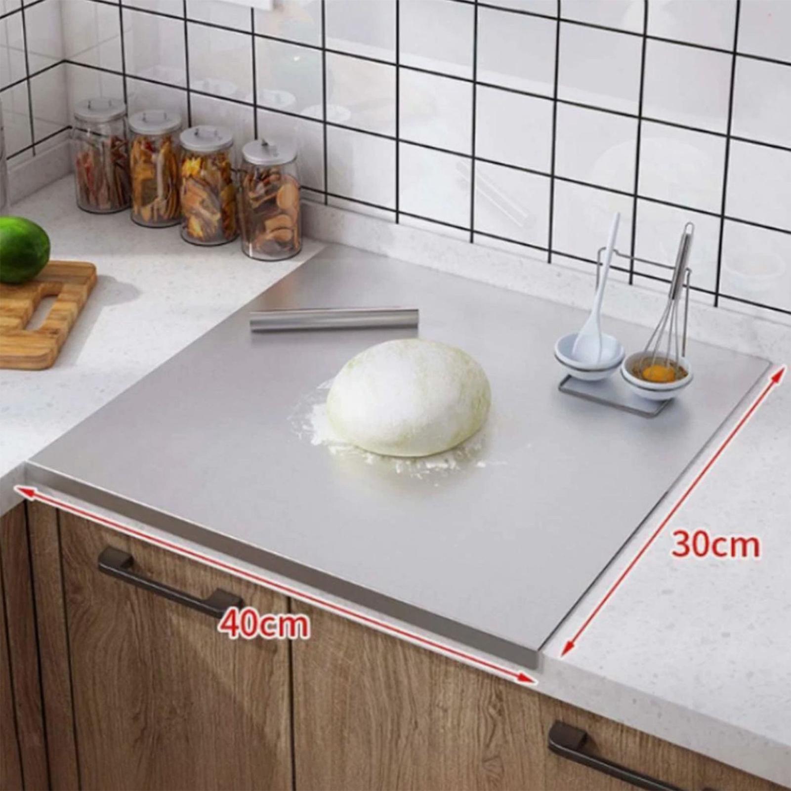 Meal Prep Cutting - Stainless Steel Cutting Board Nonstick Double-Sided