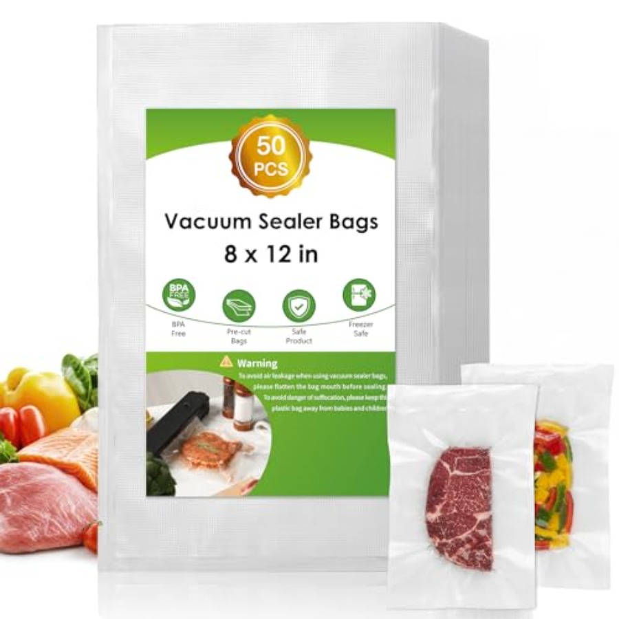 Meal Prep Cutting - Moretoes pcs Vacuum Sealer Bags, Food