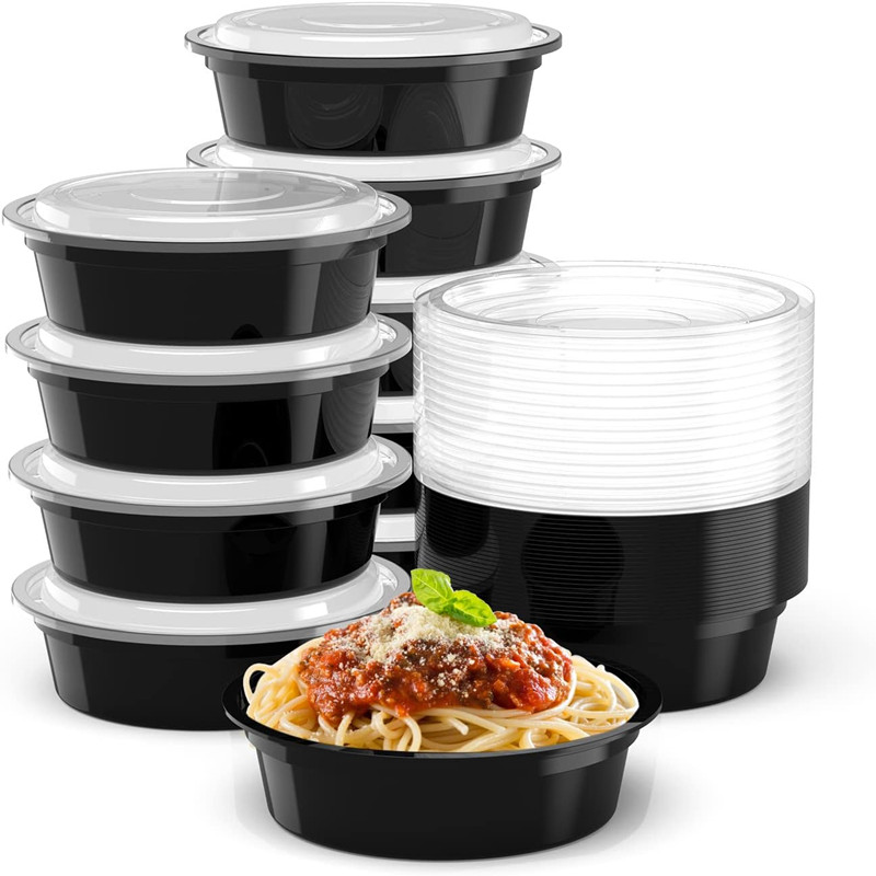 Meal Prep Tupperware - 10 Packs 24OZ Meal Prep Container