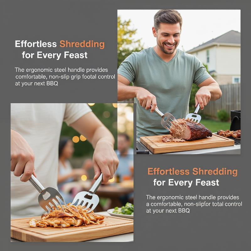 Meal Prep Cutting - Kitchen Hand Guard Stainless Steel Finger