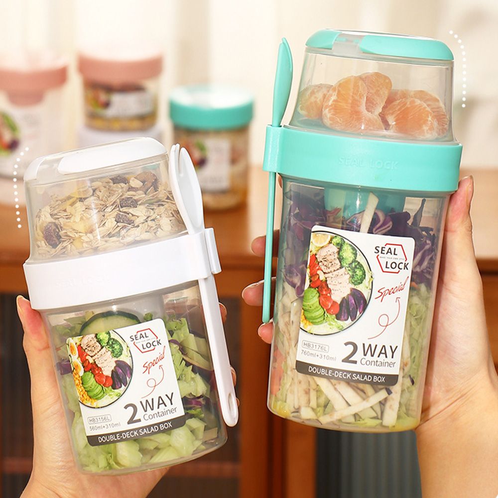 Meal Prep Yogurt - 2 Lớp Tươi-Giữ Hộp Sữa Chua