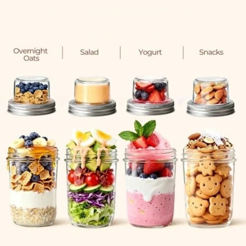 Dual-Layer Yogurt Parfait Cups - đánh giá và giá Meal Prep Yogurt