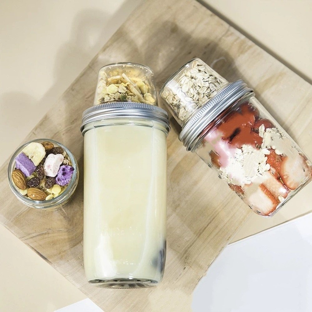 Dual-Layer Yogurt Parfait Cups - đánh giá và giá Meal Prep Yogurt