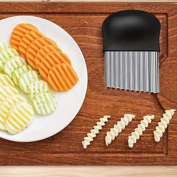 2 Pcs Stainless Steel Crinkle  - đánh giá và giá Meal Prep Quick