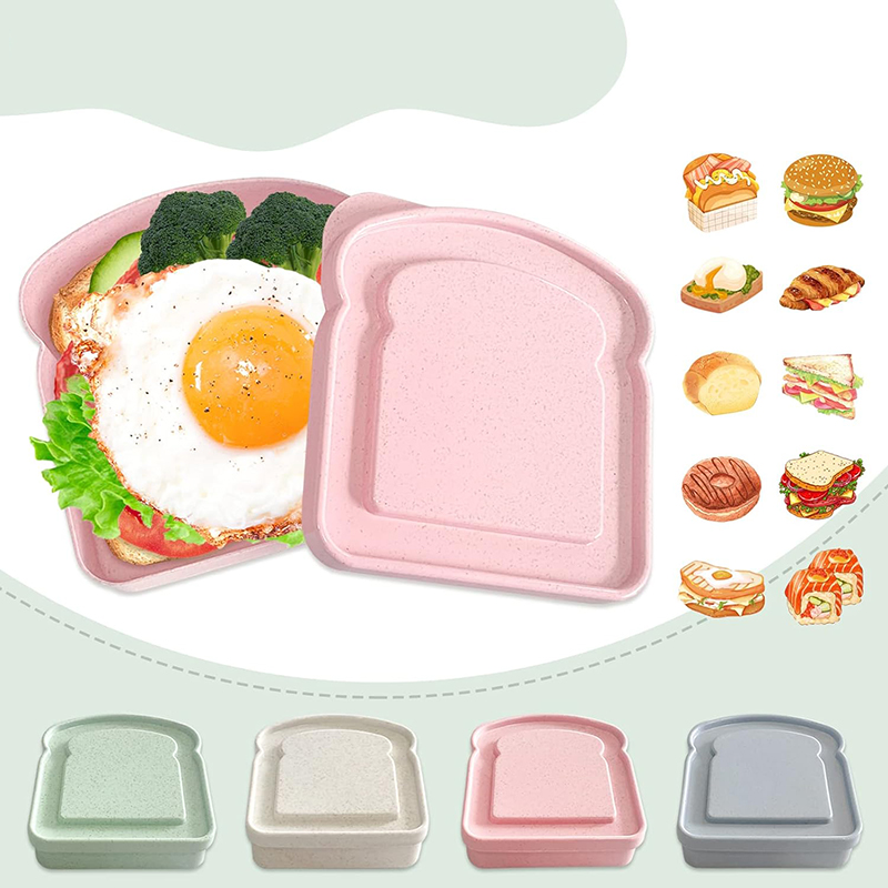 Sandwich Containers Lunch Box  - đánh giá và giá Meal Prep Tupperware