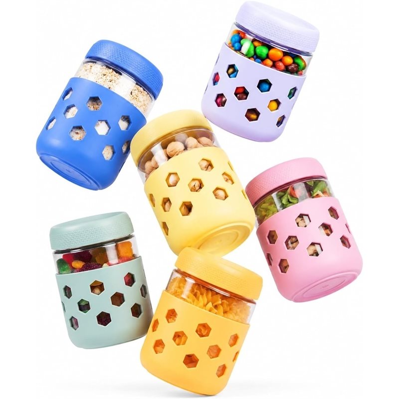 SOFT-Glass Jars With Airtight  - đánh giá và giá Meal Prep Glass Containers With Lids