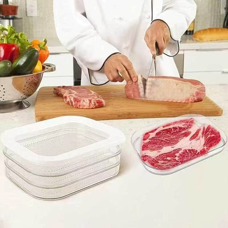 Meat Container For Fridge Stac - đánh giá và giá Meal Prep Cutting