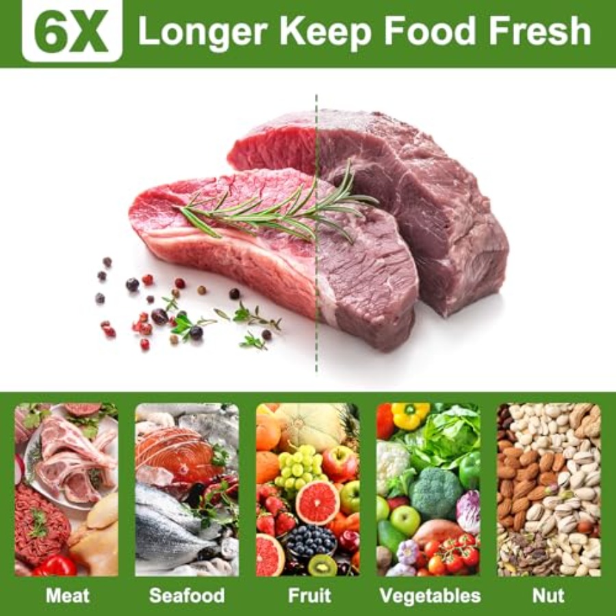 Moretoes pcs Vacuum Sealer Bag - đánh giá và giá Meal Prep Cutting