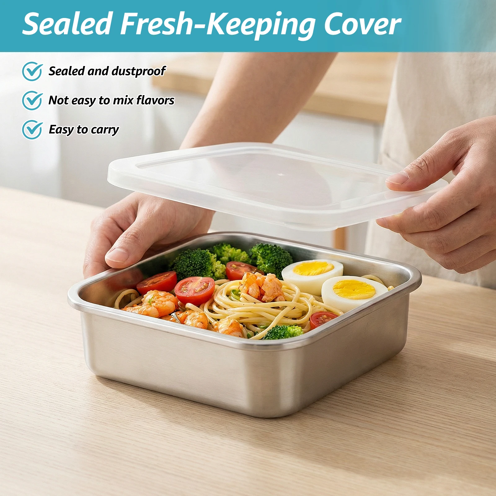 2 in 1 Stainless Steel Fruit W - đánh giá và giá Meal Prep With Rice