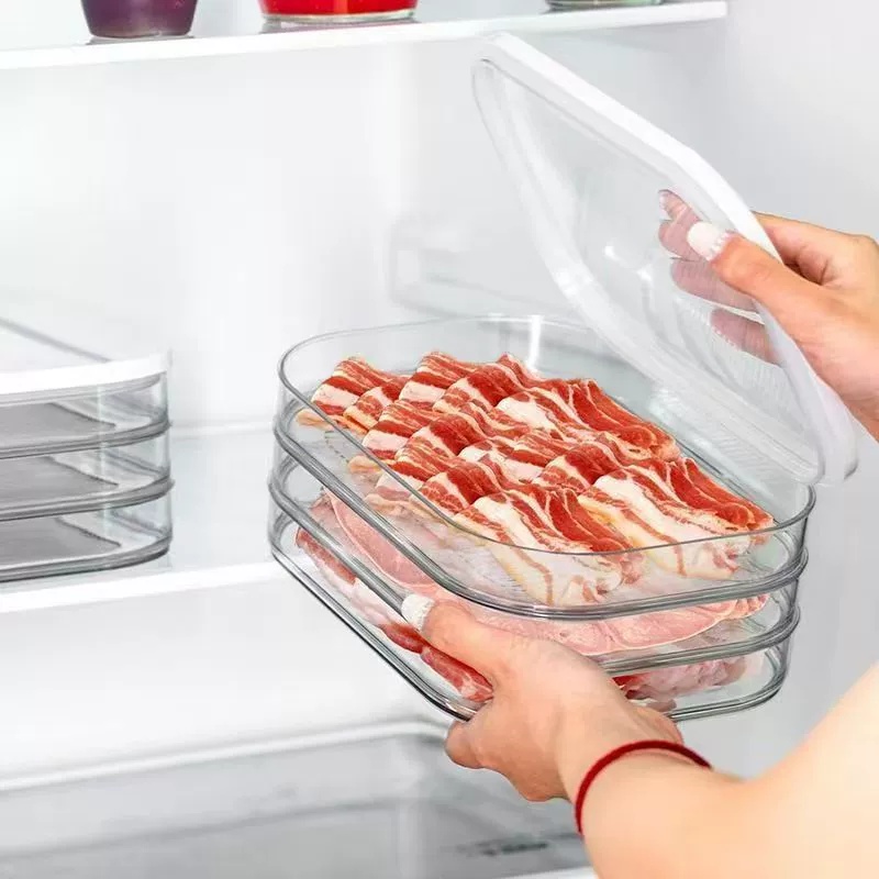 Clear Lid Stackable Refrigerat - đánh giá và giá Meal Prep Cutting