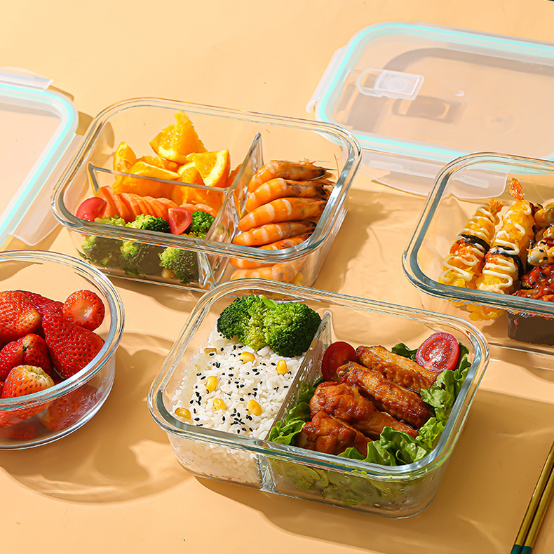 Glass Fresh-Keeping Box high B - đánh giá và giá Meal Prep Glass