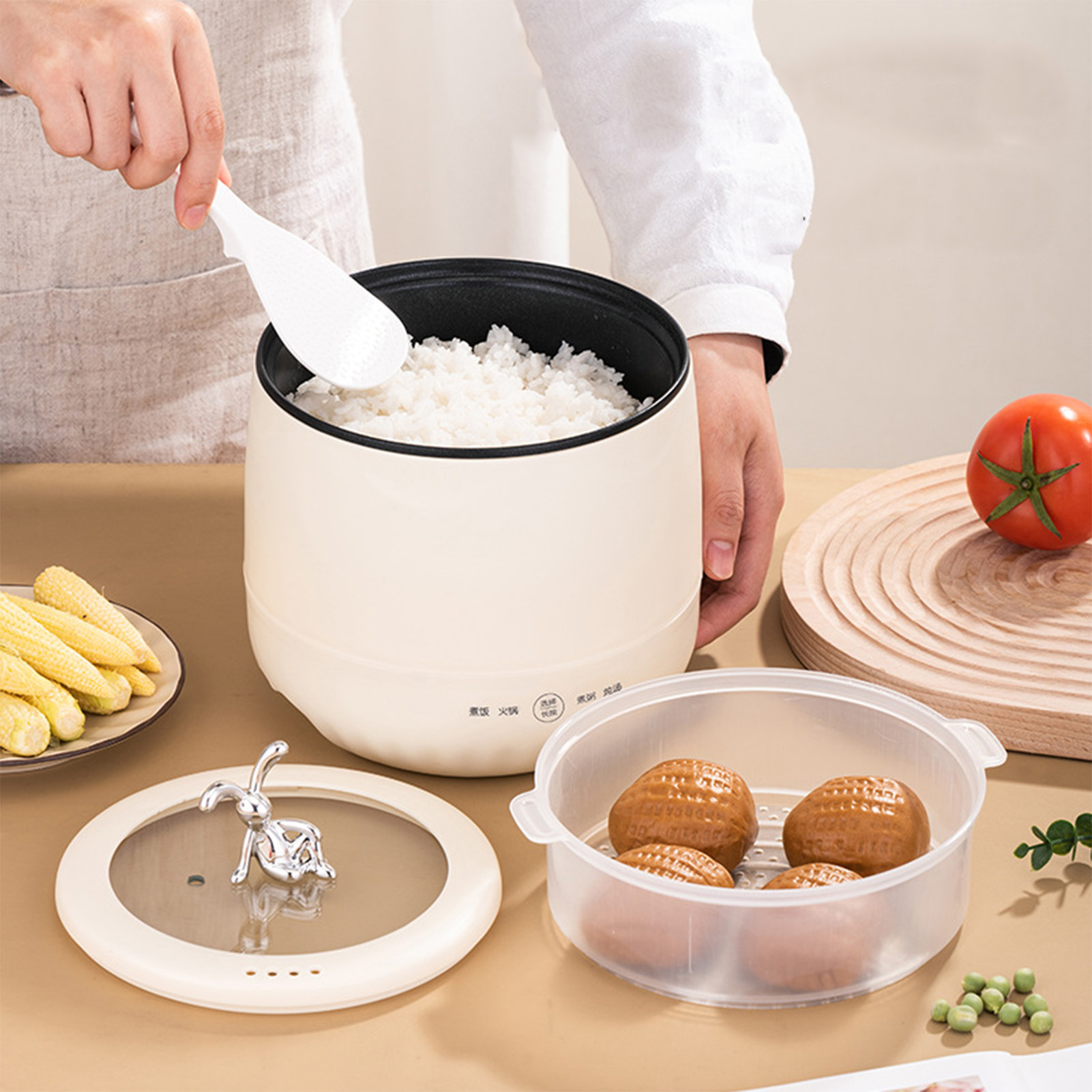 Smart Electric Mini Rice Cooke - đánh giá và giá Meal Prep With Rice