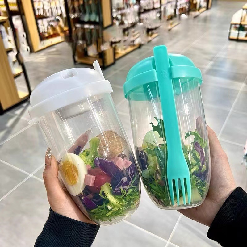 Portable Salad Bowl with Lid a - đánh giá và giá Meal Prep Yogurt