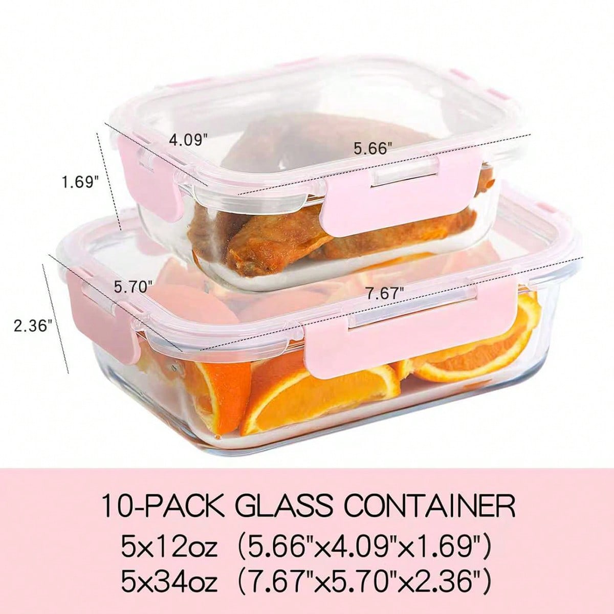 10 Pack Glass Meal Prep Contai - đánh giá và giá Meal Prep Glass