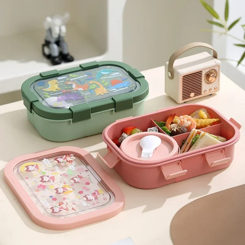 Cartoon Lunch Box of Students  - đánh giá và giá Meal Prep Tupperware
