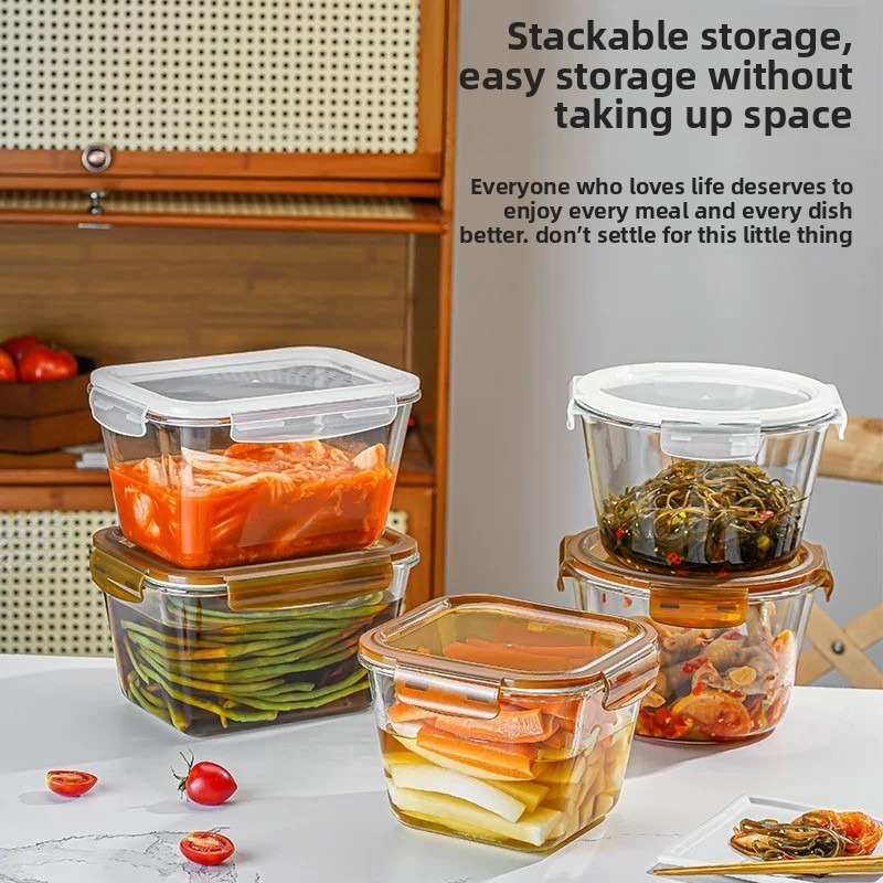 2500ml Large Glass Food Storag - đánh giá và giá Meal Prep Glass
