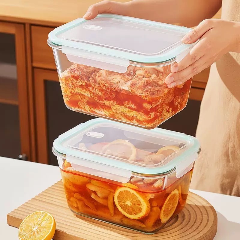 2500ml Large Glass Food Storag - đánh giá và giá Meal Prep Glass