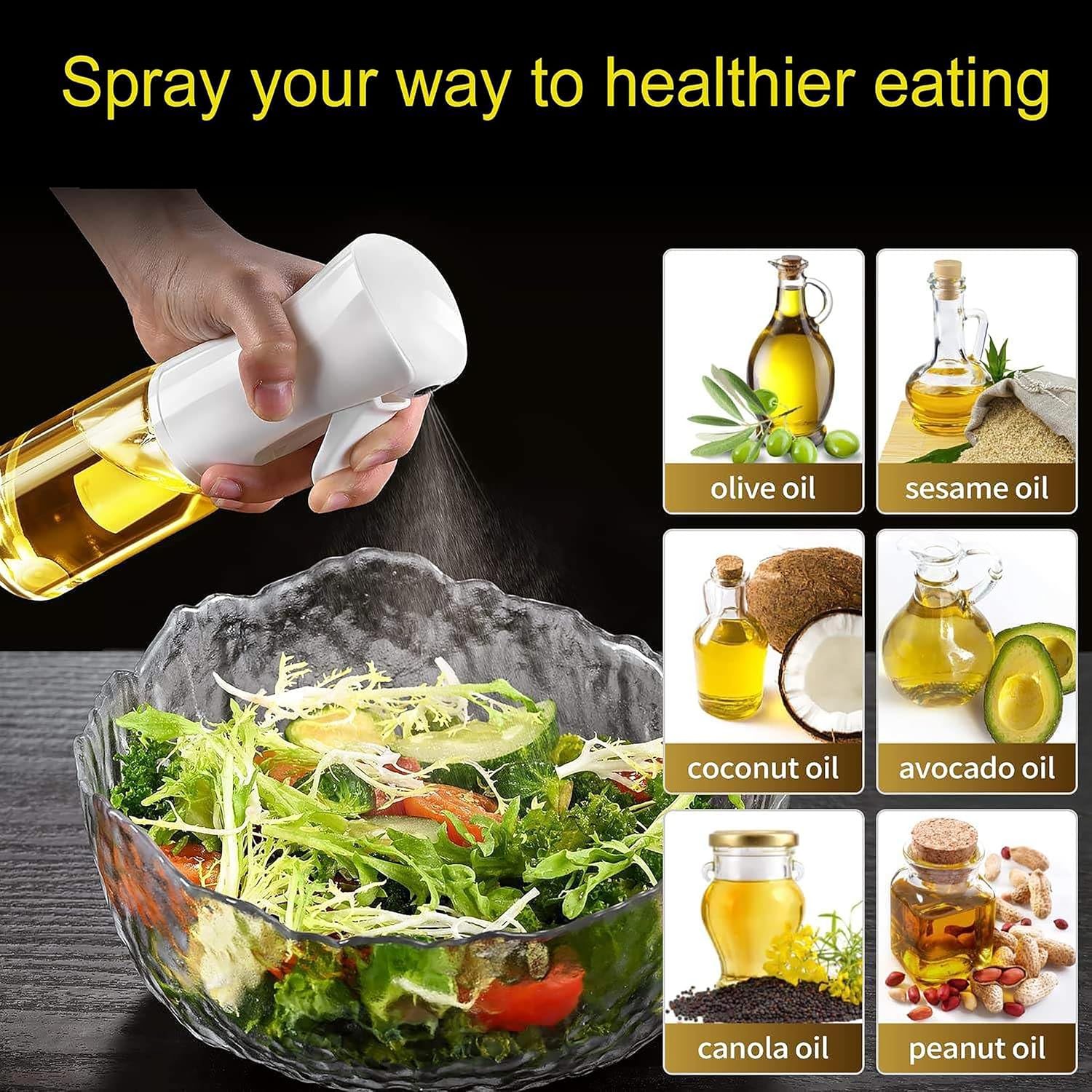 Oil Sprayer for Cooking - Glas - đánh giá và giá Meal Prep Glass