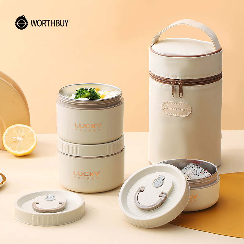 WORTHBUY Bento Lunch Box Set,  - đánh giá và giá Meal Prep Tupperware