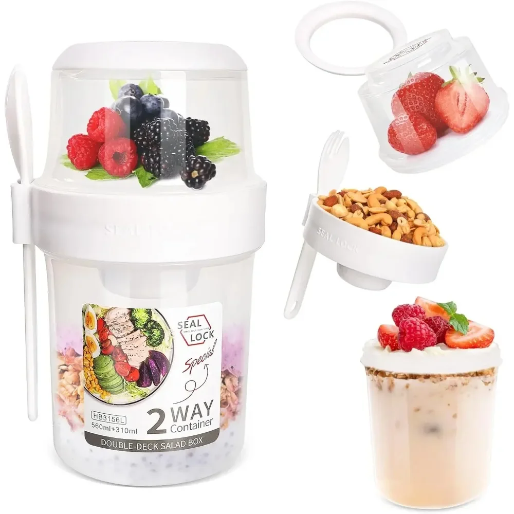Salad Cup Breakfast Cups Porta - đánh giá và giá Meal Prep Yogurt