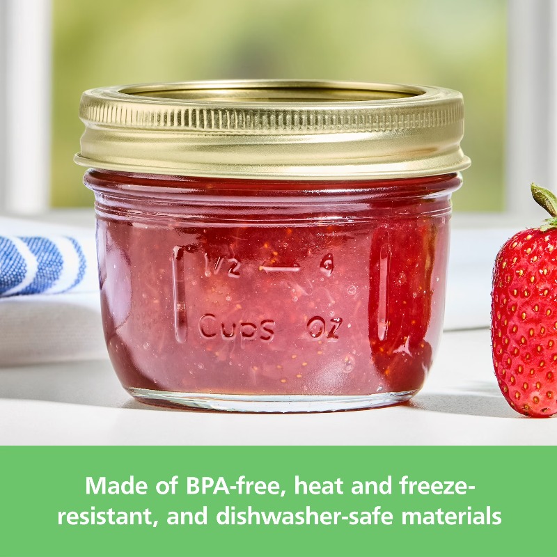 8 oz Mason Jars, Wide Mouth Ha - đánh giá và giá Meal Prep Glass