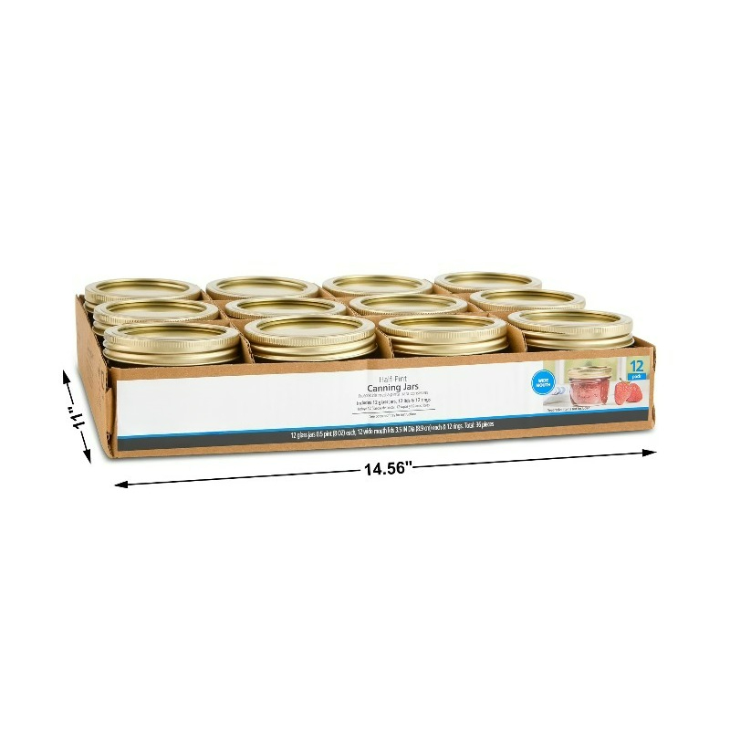 8 oz Mason Jars, Wide Mouth Ha - đánh giá và giá Meal Prep Glass