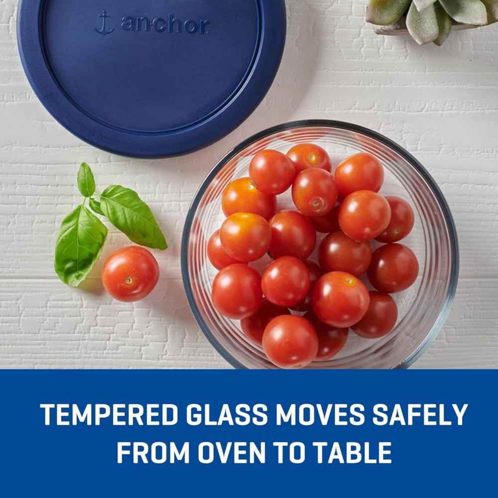 2 Pack Round Glass Food Storag - đánh giá và giá Meal Prep Glass Containers With Lids