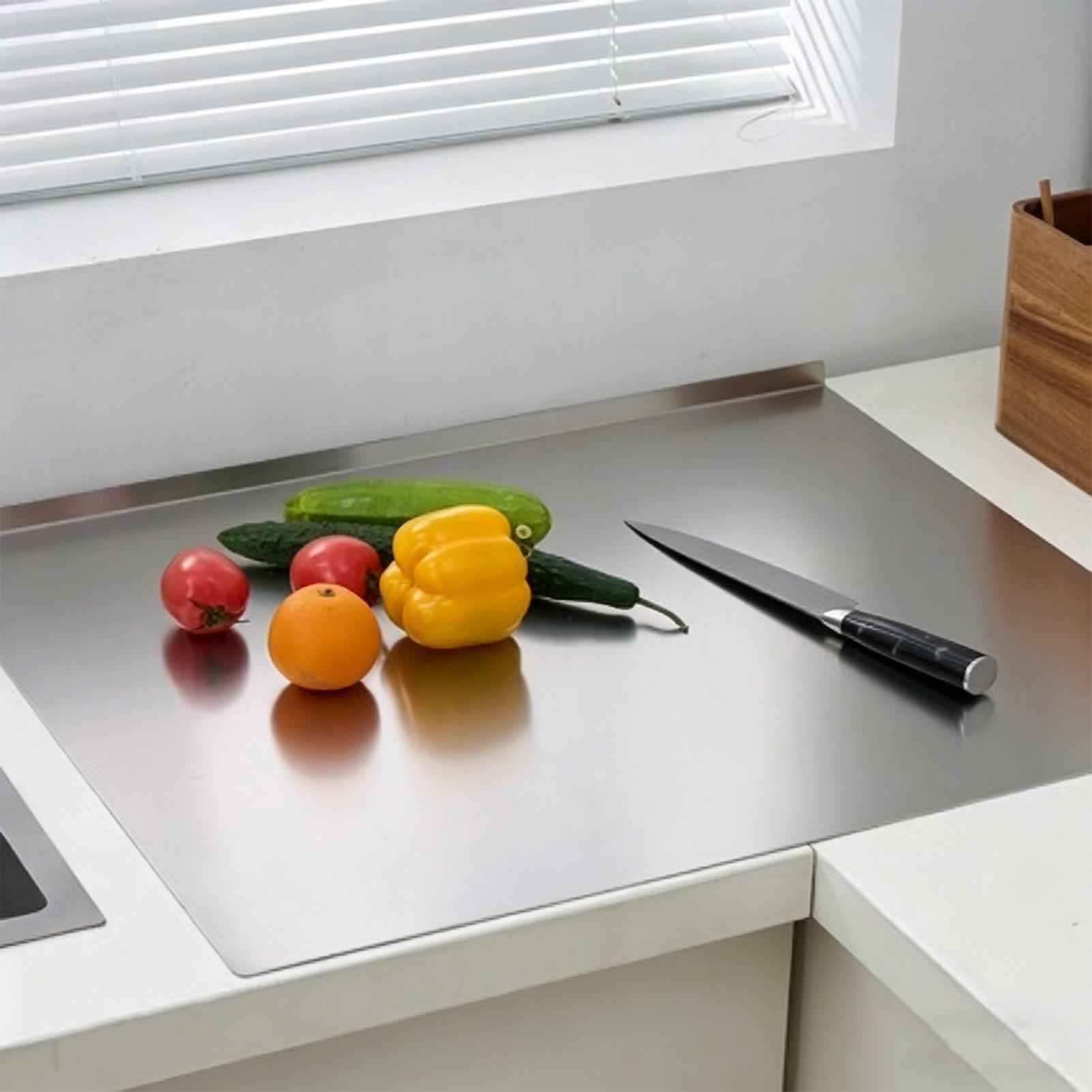 Stainless Cutting Board Dishwa - đánh giá và giá Meal Prep Cutting