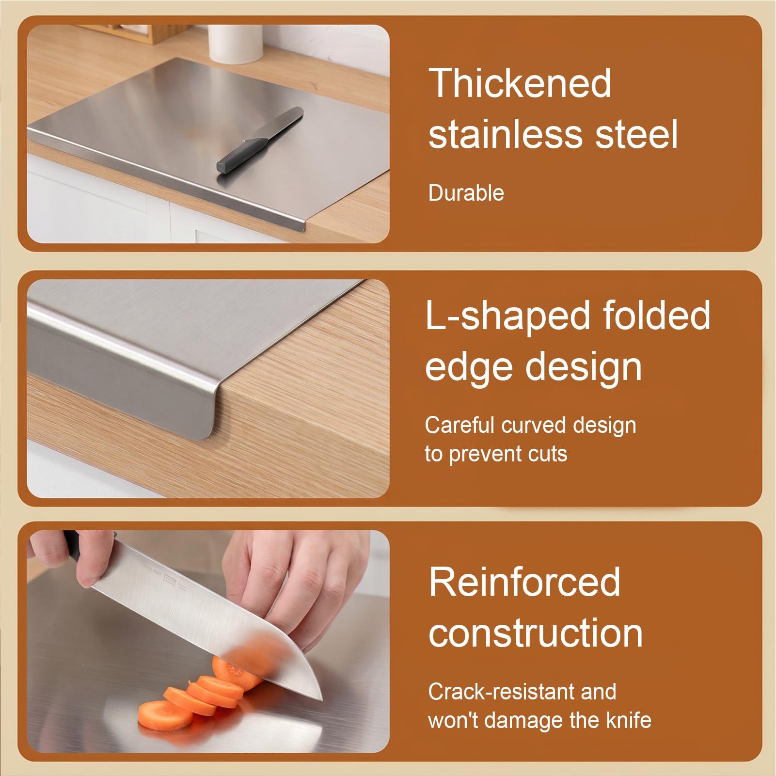 Stainless Cutting Board Dishwa - đánh giá và giá Meal Prep Cutting