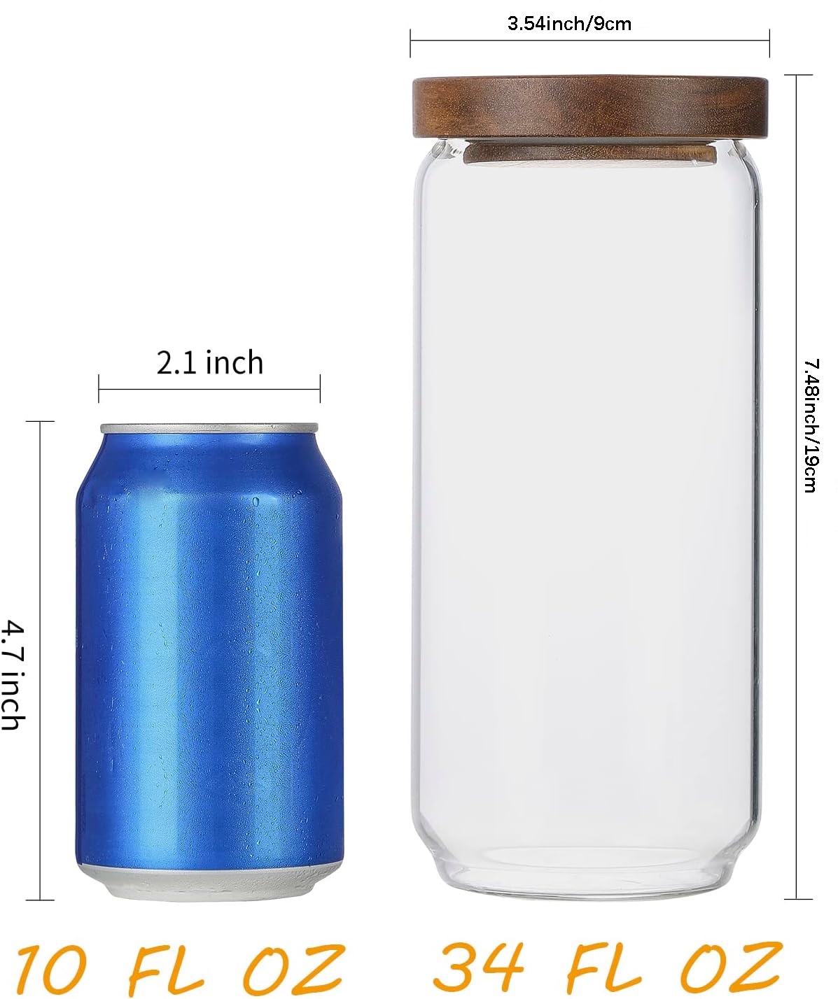 4 Pack 34 OZ Glass Jars with W - đánh giá và giá Meal Prep Glass Containers With Lids
