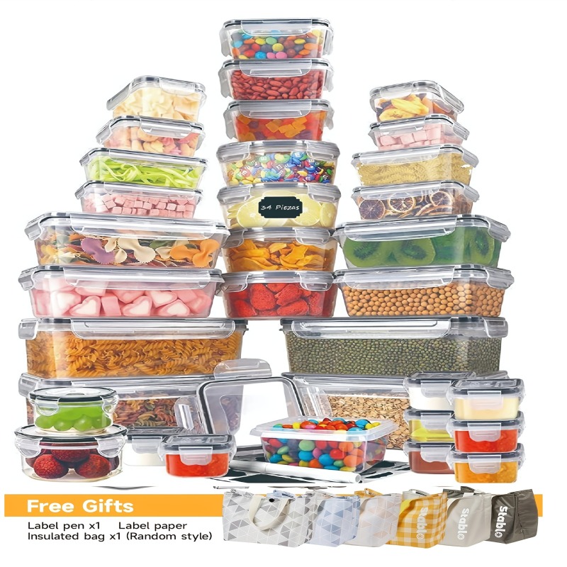 48PCS BPA-Free Food Storage Se - đánh giá và giá Meal Prep Glass
