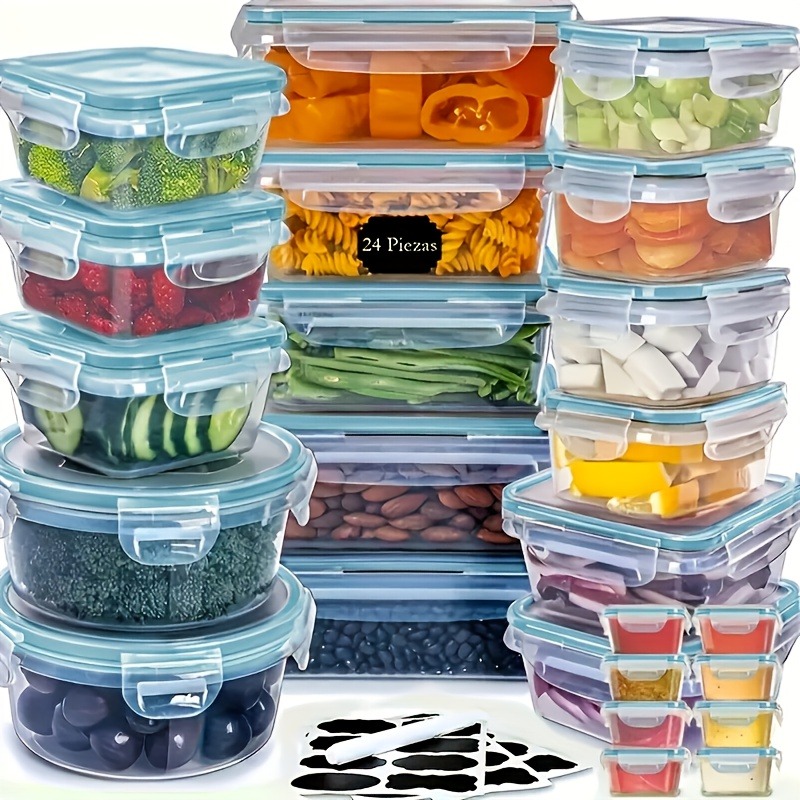 48PCS BPA-Free Food Storage Se - đánh giá và giá Meal Prep Glass