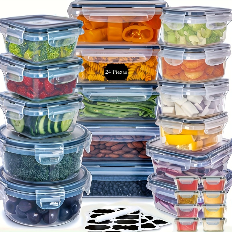 48PCS BPA-Free Food Storage Se - đánh giá và giá Meal Prep Glass