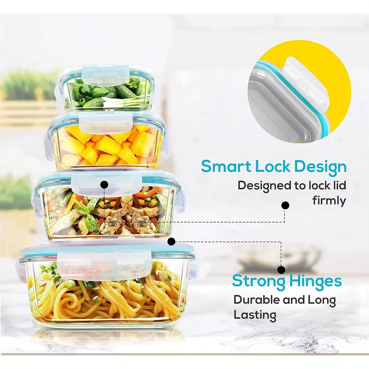 Glass Lunch Box Food Storage C - đánh giá và giá Meal Prep Glass