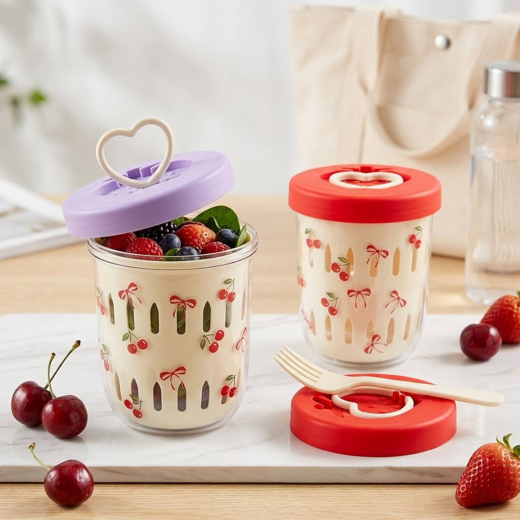 Plastic Salad Container with L - đánh giá và giá Meal Prep Yogurt