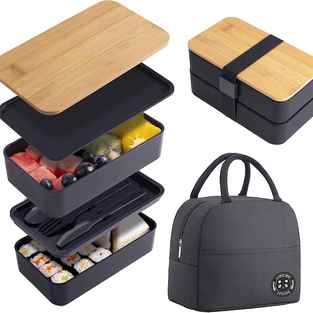 1200ML Divided Lunch Box Picni - đánh giá và giá Meal Prep Tupperware