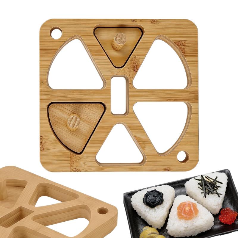 Wooden Onigiri Rice Ball Mold  - đánh giá và giá Meal Prep With Rice