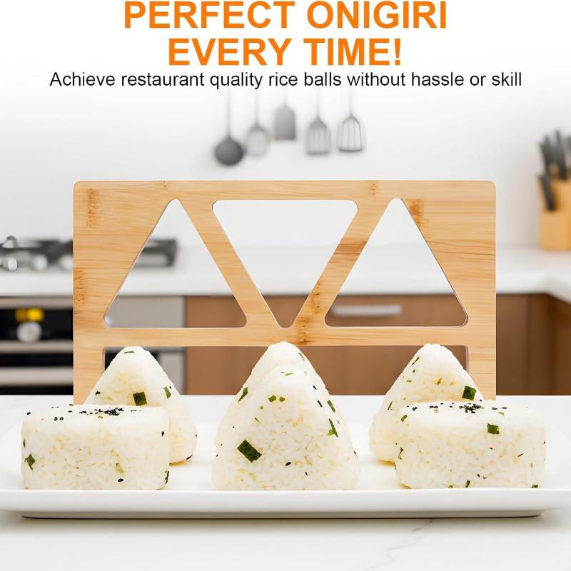Wooden Onigiri Rice Ball Mold  - đánh giá và giá Meal Prep With Rice