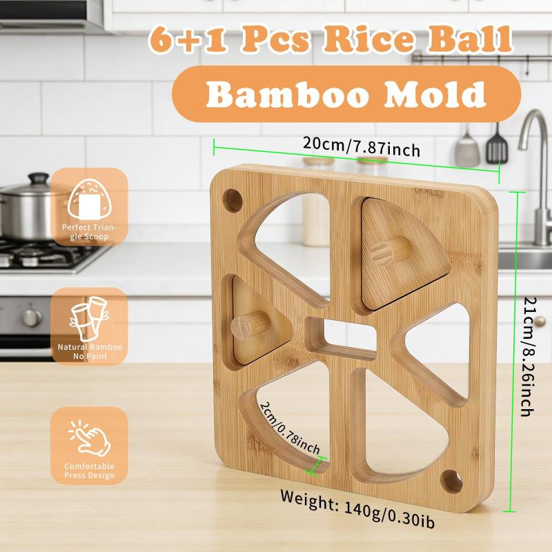 Wooden Onigiri Rice Ball Mold  - đánh giá và giá Meal Prep With Rice