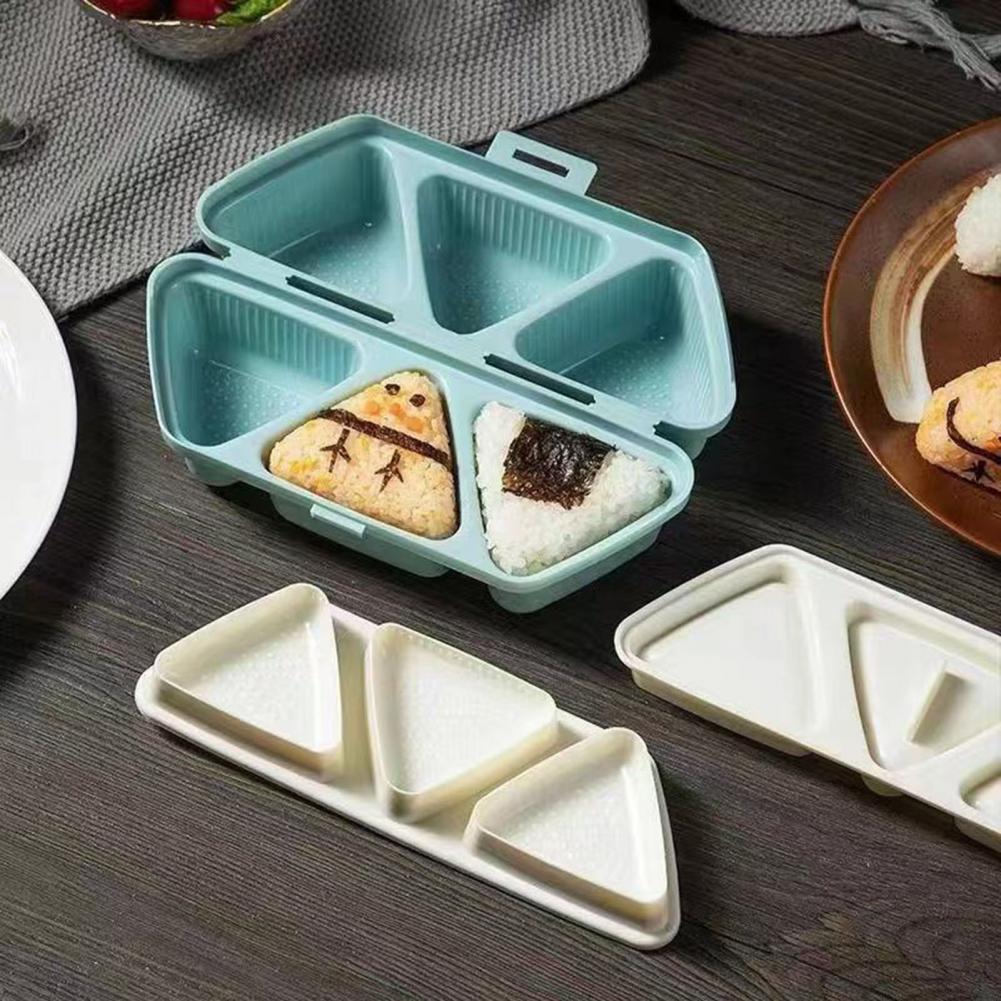 6-Cavity Triangle Onigiri Mold - đánh giá và giá Meal Prep With Rice
