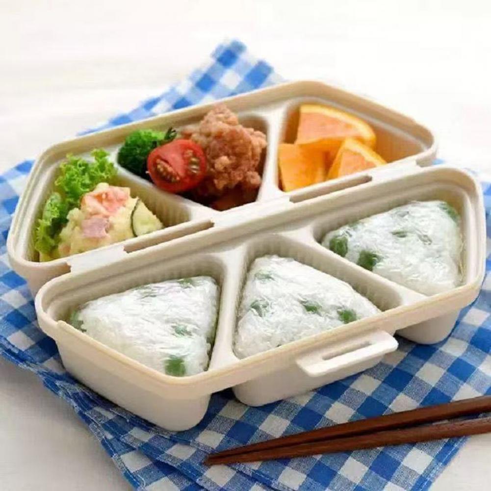 6-Cavity Triangle Onigiri Mold - đánh giá và giá Meal Prep With Rice