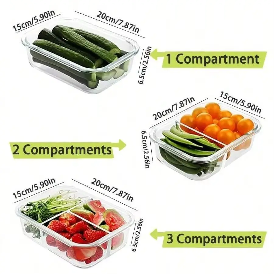 yesGlass Food Storage Containe - đánh giá và giá Meal Prep Glass